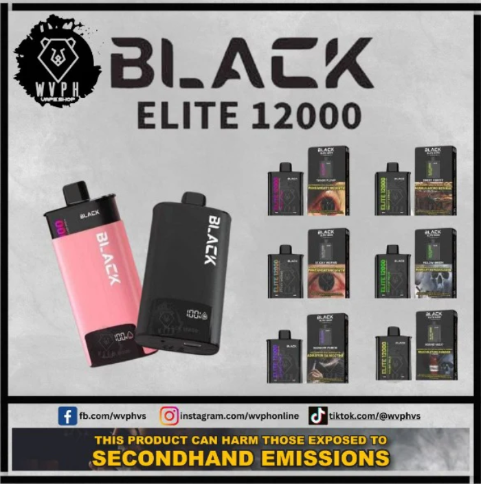 Black Elite V2 12k Puffs